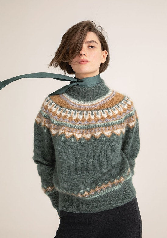 Sandnes, Grönland Sweater, Farbe: olive, 2