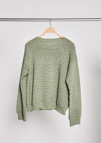 June Pullover | leichter Sommerpullover aus Mandarin Petit von Sandnes Garn