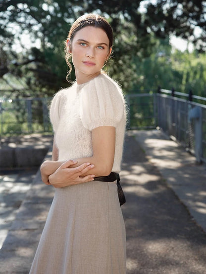Lucia Shirt | seductively soft from Tynn Silk Mohair by Sandnes Garn