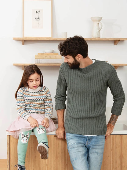 Le pull marin de Peter | en côte tricoté avec la Sunday de Sandnes Garn