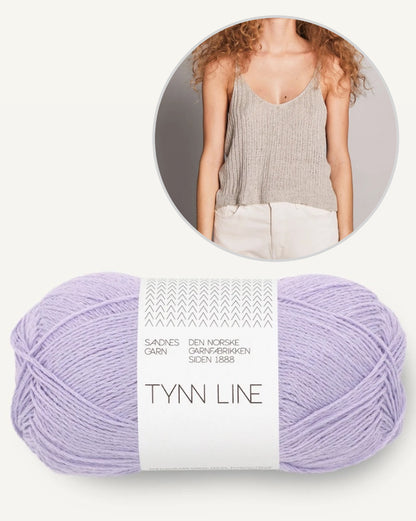 Rippensinglet | super zart aus Tynn Line von Sandnes Garn