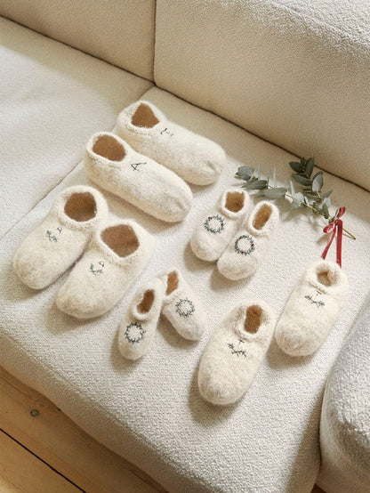 Christmas Pantoffeln - Tema 77 | bezaubernde Pantoffeln aus Fritidsgarn von Sandnes Garn
