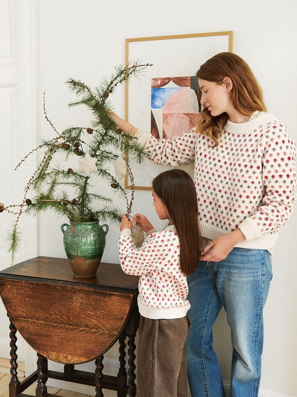 Sandnes Magazin Tema 77, Fleur de Lis Sweater Kids, 2