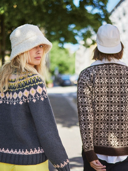 Grynet Sweater - Tema 72 | mit Fritidsgarn von Sandnes Garn