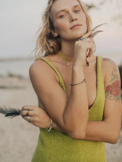 Robe Willow | robe d'été parfaite en Line de Sandnes Garn