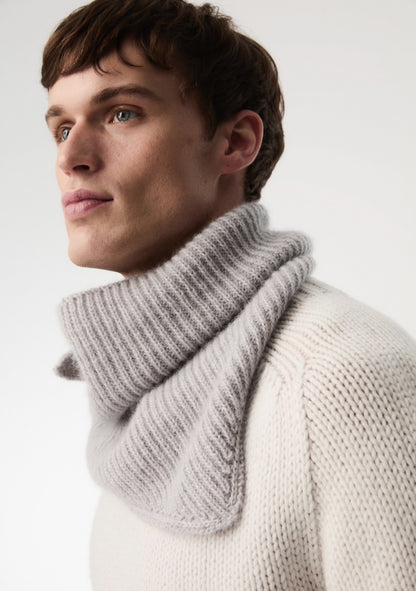 Écharpe Marin | châle délicat en demi-côtes anglaises avec Classic Cashmere de Cardiff