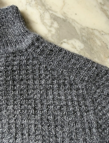 Le polo gaufré en cachemire | Tissu gaufré en cachemire classique de Cardiff