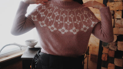 Florealis Sweater | fine flakes from Prime by Cardiff Cashmere