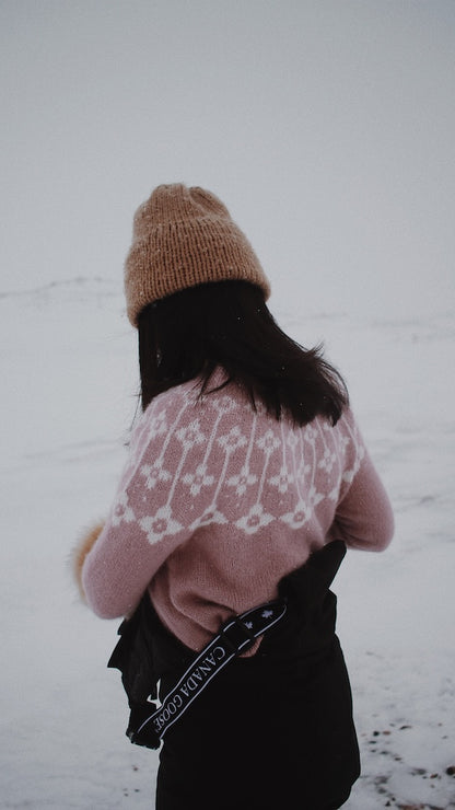Florealis Sweater | fine flakes from Prime by Cardiff Cashmere