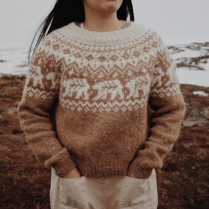 Saskie und Co Narnia Jumper mit Lettlopi von Lopi Island 4
