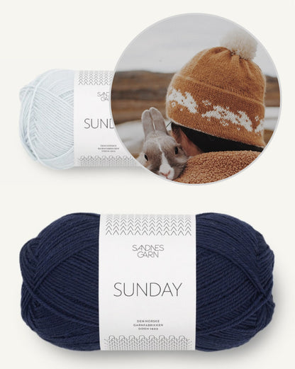 Saskie Hat | charming bunnies made of Sunday from Sandnes Garn