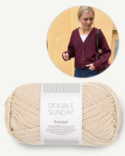 PetiteKnit Scarlet Cardigan mit Double Sunday / by PetiteKnit von Sandnes Garn 13