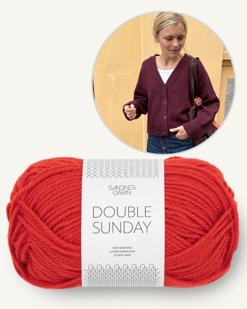 PetiteKnit Scarlet Cardigan mit Double Sunday / by PetiteKnit von Sandnes Garn 10