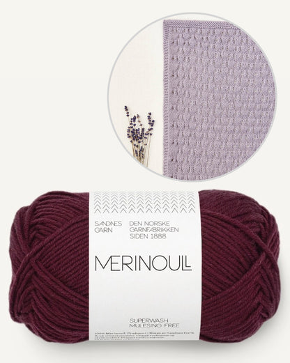 Couverture bébé papillon - avec instructions gratuites | super douce en laine mérinos de Sandnes Garn