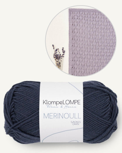 Couverture bébé papillon - avec instructions gratuites | super douce en laine mérinos de Sandnes Garn