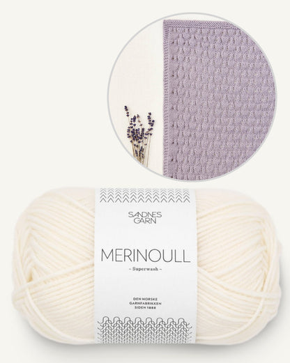 Couverture bébé papillon - avec instructions gratuites | super douce en laine mérinos de Sandnes Garn
