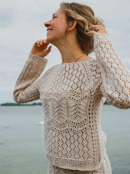 Seashore Blouse | aus zartem Pure Silk von Knitting for Olive