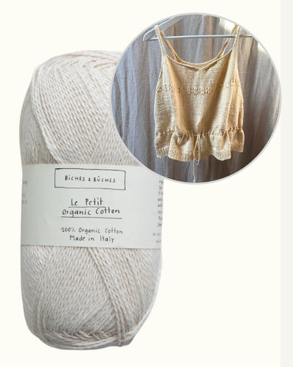 Seaside Summer Top | lässig gerafftes Top aus Le Petit Organic Cotton von Biches & Bûches
