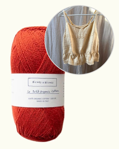 Seaside Summer Top | lässig gerafftes Top aus Le Petit Organic Cotton von Biches & Bûches