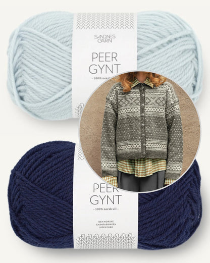 Setesdal Cardigan | Classic pattern from Peer Gynt by Sandnes Garn