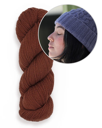 Sellwood Hat | weiches Zopfmuster aus Tynd von Woolfolk