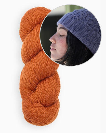 Sellwood Hat | weiches Zopfmuster aus Tynd von Woolfolk