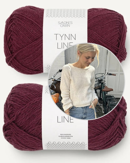 Sevilla Blouse | lässiger Sommerpullover aus Line und Tynn Line von Sandnes Garn