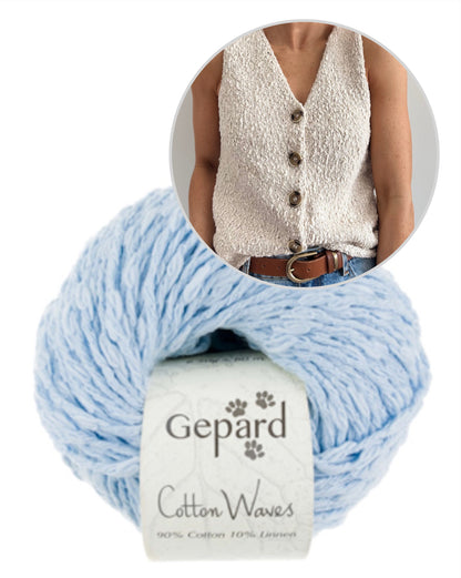 Shoreline Top | beachy Vibes aus Cottonwaves von Gepard Garn