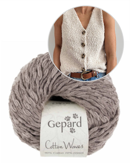 Shoreline Top | beachy Vibes aus Cottonwaves von Gepard Garn