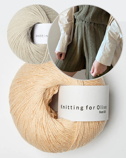 My Favourite Things Knitwear Shorts No. 1 mit Pure Silk und Merino von Knitting for Olive 12