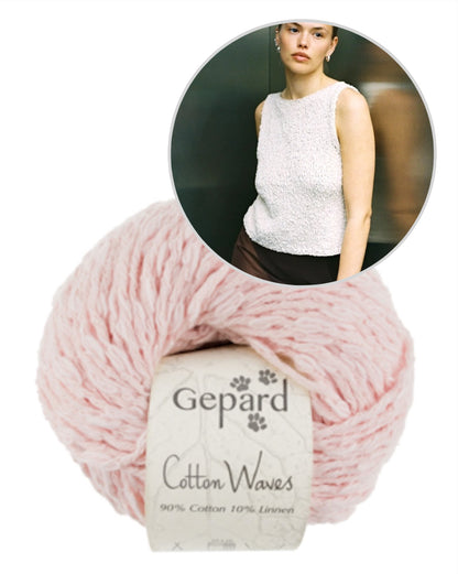 Sidewalk Top | super facile à réaliser avec le fil Cottonwaves de Gepard Garn