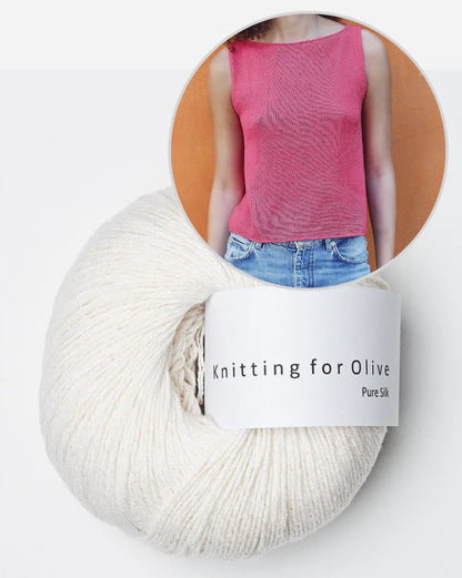 Sigrid Top | delicate A-line made of pure silk by Knitting for Olive