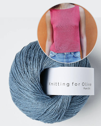 Sigrid Top | delicate A-line made of pure silk by Knitting for Olive