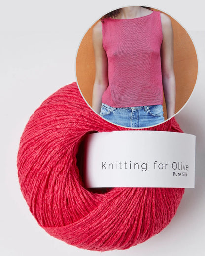 Sigrid Top | delicate A-line made of pure silk by Knitting for Olive