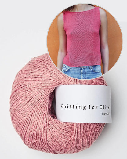 Sigrid Top | delicate A-line made of pure silk by Knitting for Olive