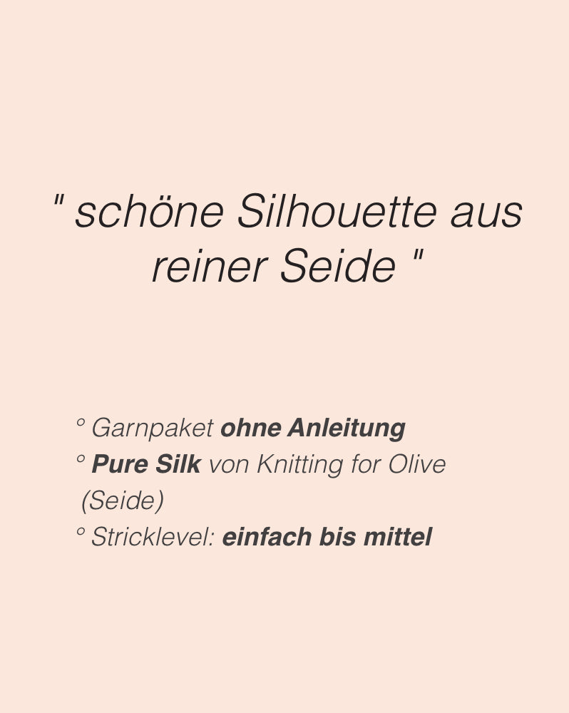 Christina Körber-Reith Silka Tee mit Pure Silk von Knitting for Olive 2