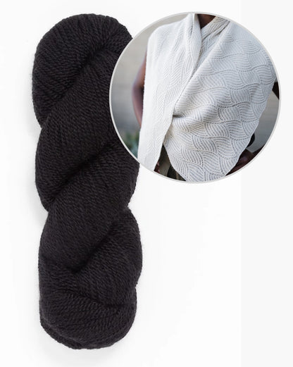 Skala-huivi | herkkä Woolfolkin Tynd-langasta valmistettu huivi