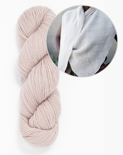 Skala-huivi | herkkä Woolfolkin Tynd-langasta valmistettu huivi