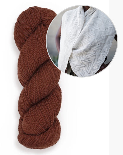 Skala-huivi | herkkä Woolfolkin Tynd-langasta valmistettu huivi