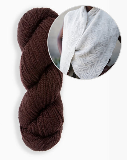 Skala-huivi | herkkä Woolfolkin Tynd-langasta valmistettu huivi