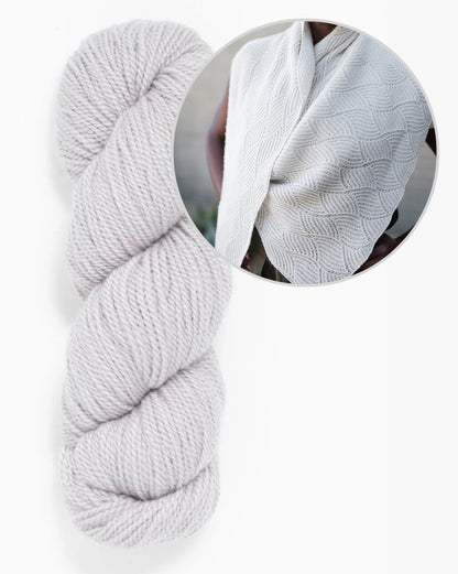 Skala-huivi | herkkä Woolfolkin Tynd-langasta valmistettu huivi