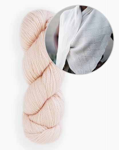 Skala-huivi | herkkä Woolfolkin Tynd-langasta valmistettu huivi