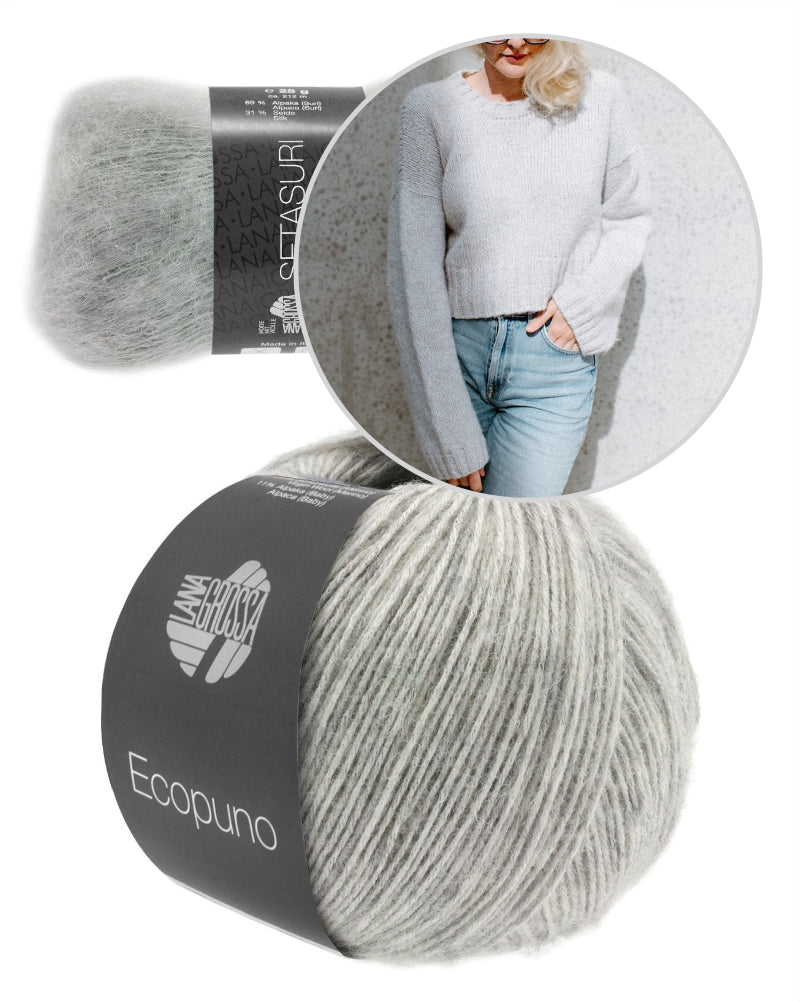 Sneakersweater Sinchens Lana Grossa mit Ecopuno und Setasuri 14