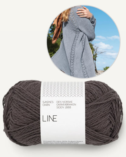 Veste d'été | cardigan long et décontracté en lin de Sandnes Garn