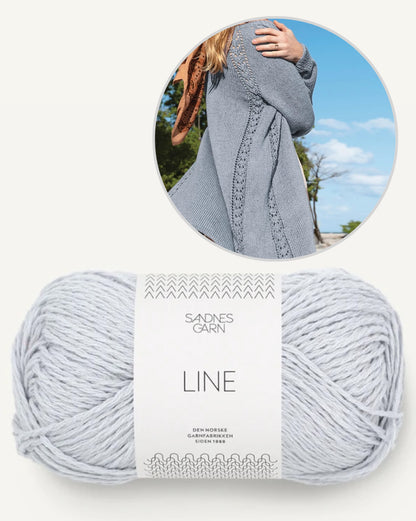 Veste d'été | cardigan long et décontracté en lin de Sandnes Garn