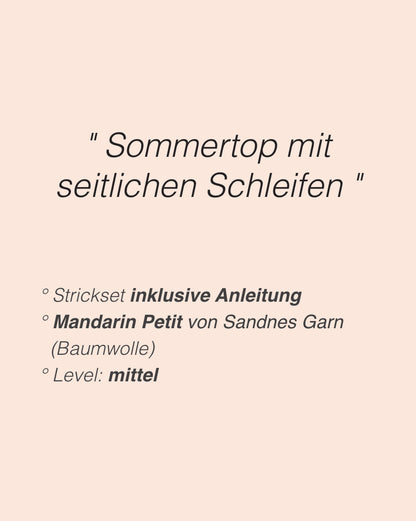 Gilet d'été haut | délicat et décontracté avec Mandarin Petit de Sandnes Garn