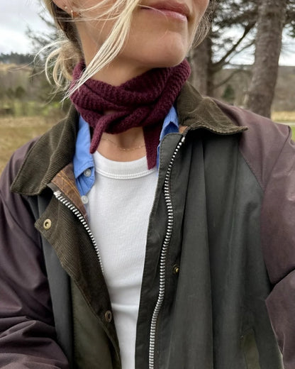 Sophie-halsduk | avslappnad kashmirhalsduk för varje dag i Cardiff Cashmere Classic
