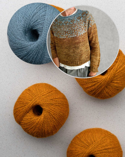 Speculoos Sweater | Romantic speculoos pattern from Balayage by Pascuali