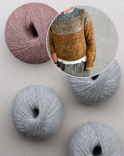Speculoos Sweater | romantisk spekulatiusmønster i Balayage fra Pascuali