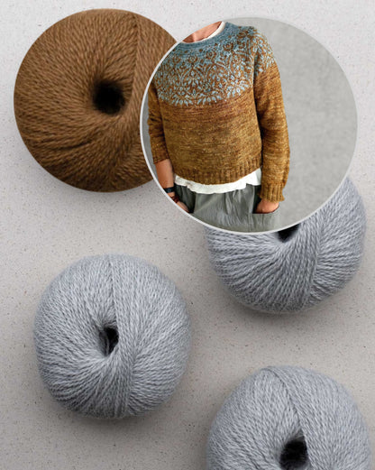 Speculoos Sweater | romantisk spekulatiusmønster i Balayage fra Pascuali
